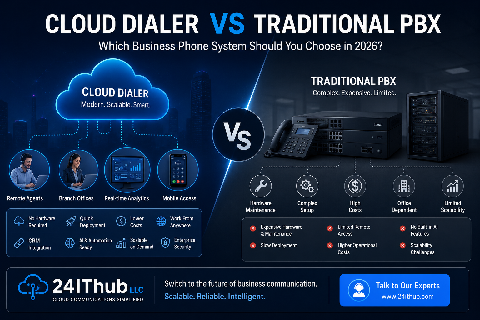 Cloud Dialer vs Traditional PBX: Which Business Phone System Should You Choose in 2026?